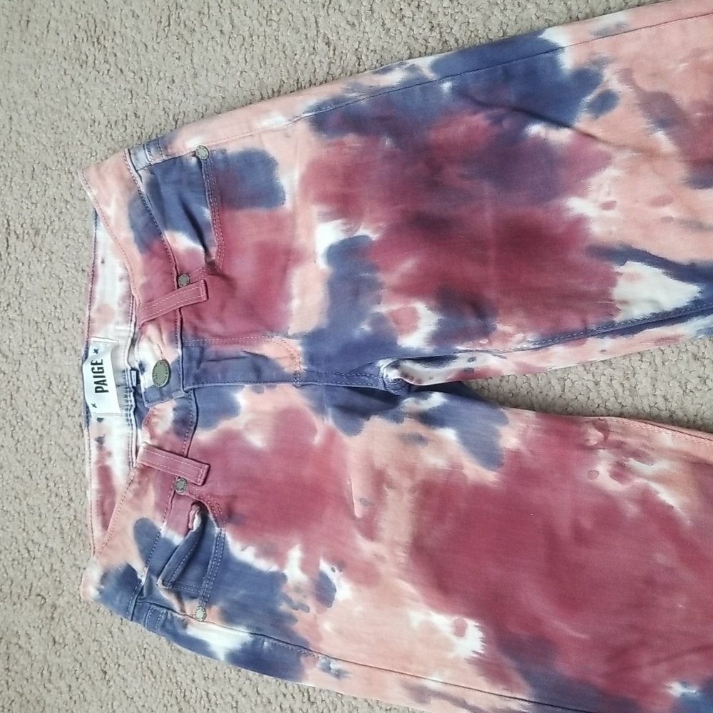Paige Verdugo Ultra Skinny Tye Dye Jeans - Picture 5 of 13